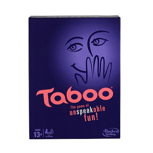Taboo Taboo is a word guessing party game published by Hasbro.