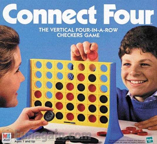 Connect 4 Connect Four is a two-player connection game in which the players first choose a color and then take turns dropping colored discs from the top into a seven-column, six-row vertically
