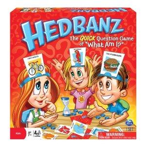 Hedbandz Spice up your family game night with the Hedbanz Board Game, a fun, fast-paced, and simple question game that everyone aged 6 and up can enjoy.