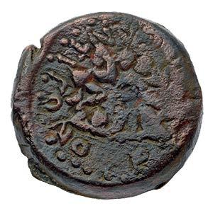 CE), most relevant is a follis of Justin I ( 32).