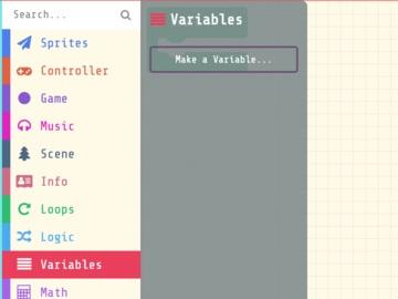 Create variables which are used to store data like the velocity of