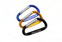CARABINER Straight gate carabiner- Constructed from durable metal alloy. Size: 3.25 x 1.