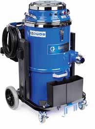 SAFER JOBSITES OSHA-Compliant Filtration* Removes silica dust, resulting in a safer environment REDUCED FILTER CLOGGING Auto-Filter Cleaning Separate motor operates dual paddles, which knock down the