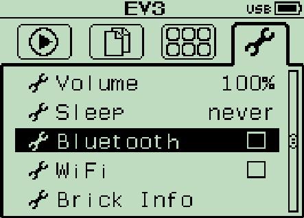 Connecting with Bluetooth Naming your brick will help prevent others nearby from selecting your brick and accidently deleting or downloading
