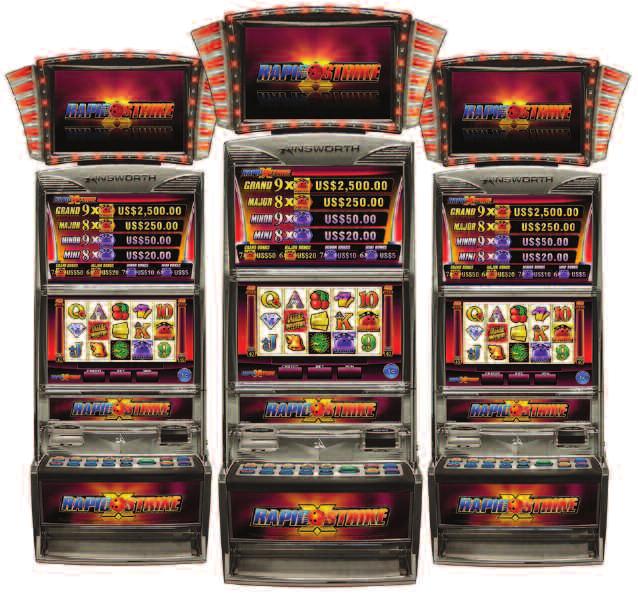 Based on max bet jackpot play, Jackpot Zone offers three levels of progressives and bonuses, an explosive Jackpot Zone feature, and 10 exciting free games with additional stacked wilds!
