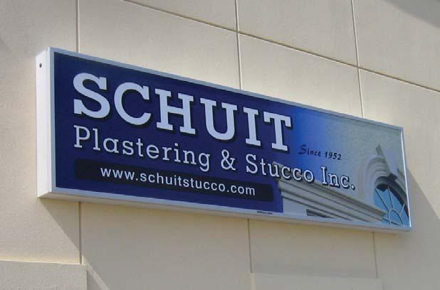 standard or custom sizes with vinyl graphics