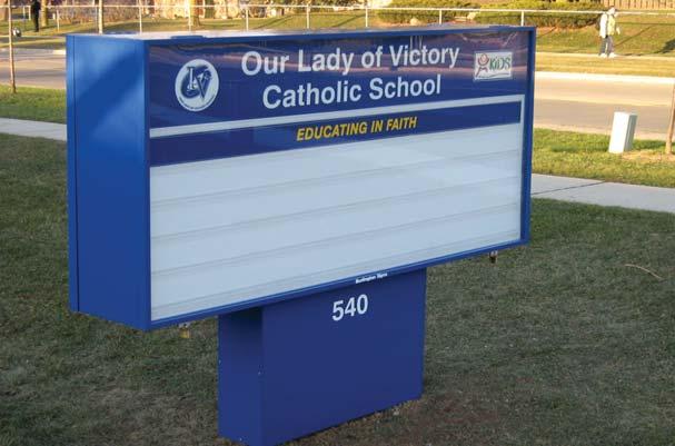 School & Church Signs Most