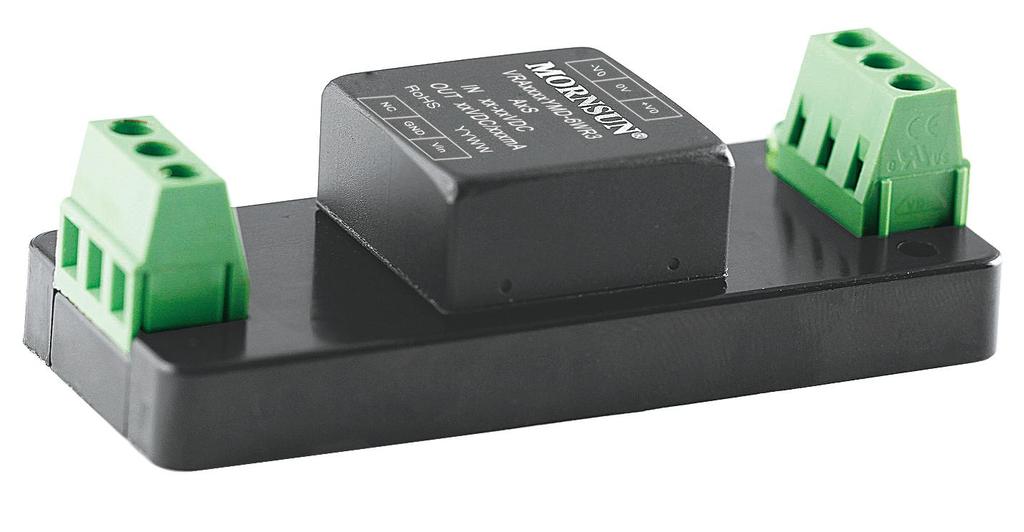 isolated 6W - converter with 2:1 input voltage with efficiencies of up to 88%, 1500V input to output isolation and the converter safely operate ambient temperature of -40 to +85, input under-voltage