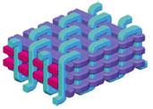 Keith Sharp et al. / Procedia Materials Science 4 ( 2014 ) 15 20 17 Fig. 2. Orthogonal 3-D Weave Fiber Architecture, Warp yarns are red, Fill yarns are purple, Z yarns are light blue Fig. 3. Diagram of Z wire bending.