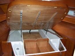 Many bed decks on boats and RV s have two or three pieces of plywood secured to the hull and vertical bulkheads.