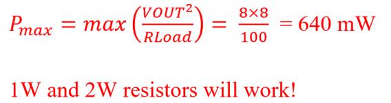 d) Verify that power dissipated by both resistors is equal to the power supplied by Vsource. Use the same RLoad as in part c. (4pts) Power supplied by Vsource= VI = (12V)(80mA) = 0.