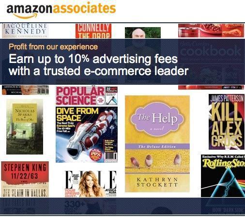 One of the most popular affiliate programs is Amazon.com, where you can earn a commission on virtually everything they sell.