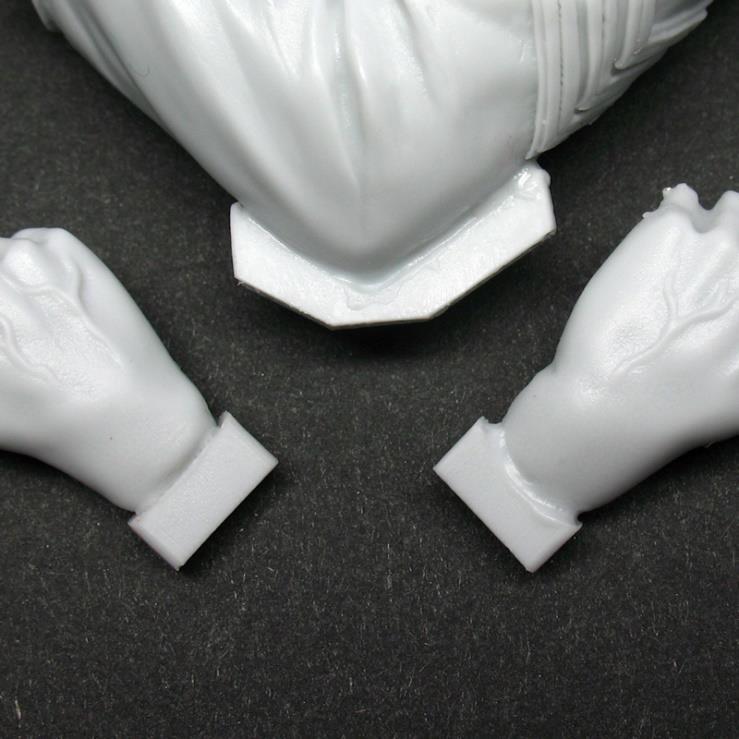 As I mentioned earlier, the busts are casted.
