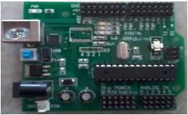 needed to support the microcontroller and can be simply connected to a personal computer with a USB cable or power it with an AC-to-DC adapter or battery to get started. E. IR Sensor Figure 4.
