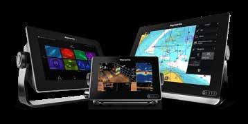 Network Axiom with Raymarine s full line of CHIRP, Doppler, and HD Color radar for incredible short and long