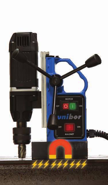 MAGNETIC DRILLS INTRODUCING DRILLING SAFETY REDEFINED Liftshield, by Unibor, is an innovative