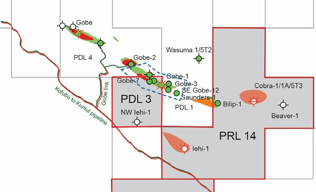 286%) Mature field that has produced over 42 million bbl (gross) since 1998 Gas production in to the PNG LNG plant expected to