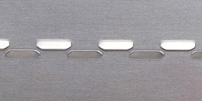 2: Example of a laser IOI fold in 1/2 stainless steel The main advantage of the laser based IOI process is flexibility.