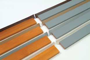 For painted doors, choose an optional white powdercoated finish.