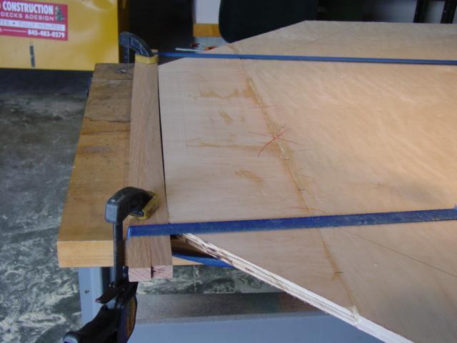 What is key in the above step is to keep the plywood down while it set's up. I used a wedge to do the play area so on to that.