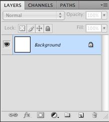 Every document you create will come with a background layer. It is always 100% opaque. It is always locked and cannot be repositioned. To create a new layer: Click the new layer icon.