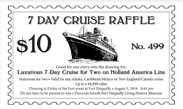 Holland America Line Cruise Raffle Earned $4,170