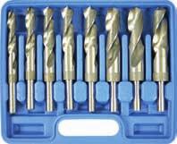 Plain shank Includes 5 end mills & 5 slot drills 10 Piece Metric 6, 10, 12, 16, 20mm 139.15 (M3301) 5 Piece Metric 6, 8, 10, 12, 16mm 107.