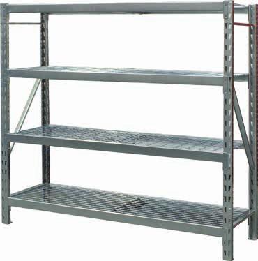 shelf height Can set up as work bench (S0135) UNLIMITED CONFIGURATIONS Single
