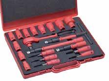 Insulated Tools 6Pc 3/8" Dr. Insulation Socket Set Products include: piece 3/8" Dr. ratchet handle: 0mm piece 3/8" Dr.