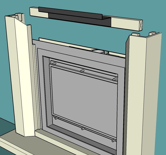 ! When applying the mantel pcs into position that have cement on them, be very careful that you set the pc down into its final position.