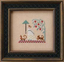 Right, FB 1827 $10, a new reproduction from Queenstown Sampler Designs Below, right to left, 2