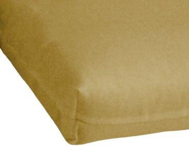 Although there are only 2 layers of fabric, the corners are pleated to create a "boxy" look on a finished cushion.