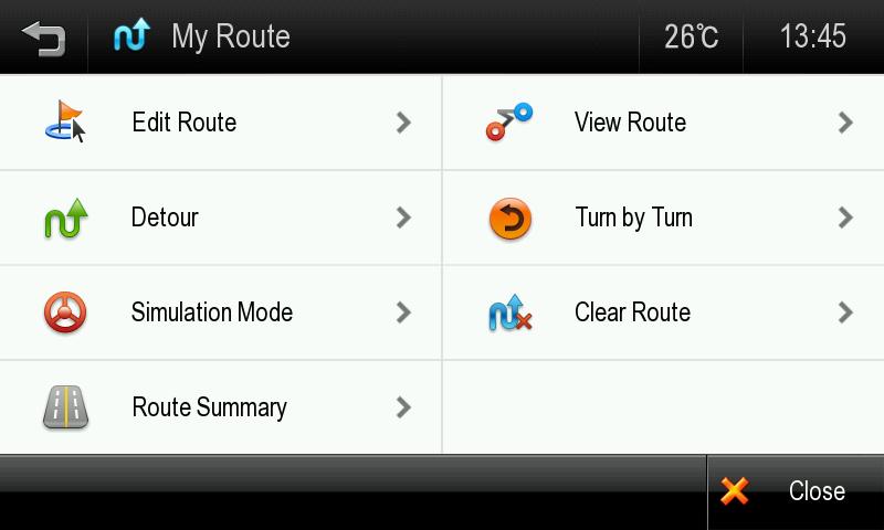 6. Manage your Route Routing Options may be used to create a new route or to edit an existing route. Create Route / Edit Route buttons will change depending on situation.