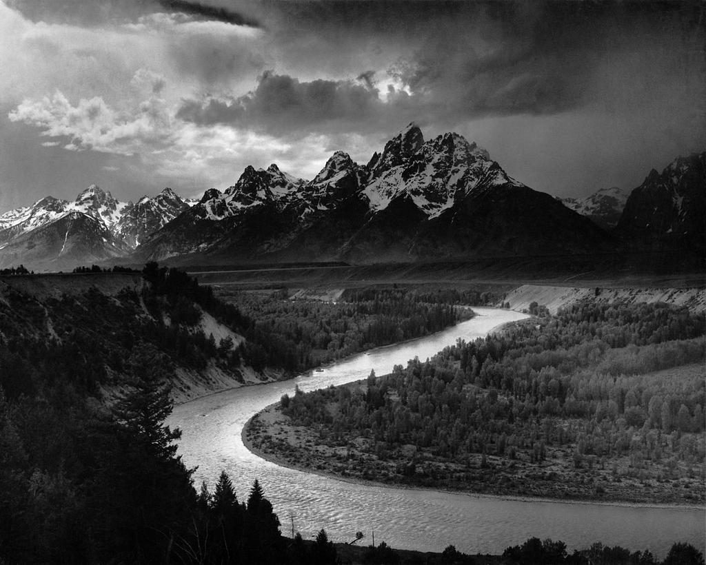 Ansel Adams's large format photograph