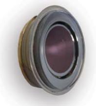 The IPC detector head: The MCP tube is enclosed in an air tight aluminum housing with