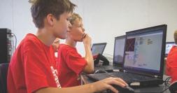 Ages 6 to 9 co-ed July 8 to 12, August 12 to 16 Coding and Game Design 1.0 Give your coding skills a boost!
