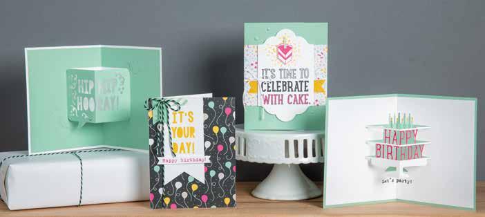 You Can Make It Party with Cake Stamp Set» p. 7 Wood-mount 140669 $28.