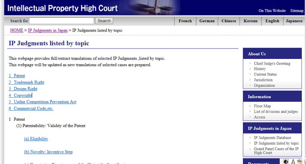 IP High Court International