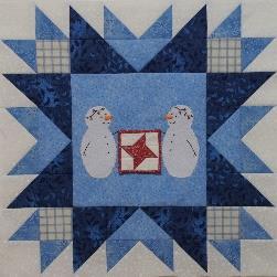 We Can Build A Snowman A Block of the Month Program by Debra Davis Tuning My Heart Quilts, LLC Block 10: Ain t it Thrilling Finished Size 12" x 12" This month s block is based upon the block Best of