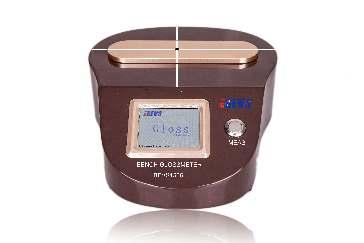 2.2 Bench Glossmeter Introduction This small, portable instrument is made for measuring the gloss of curved surface,