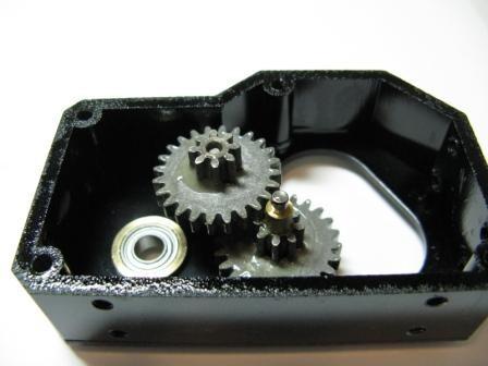 You can see in the first photo how the main gear and the second gear need to go together. This can be a little tricky.