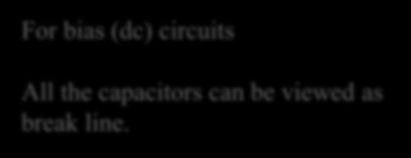 Concept of bias circuits for non-linear devices Common