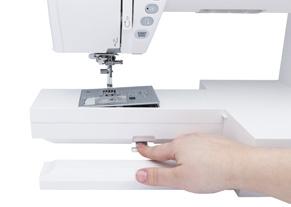 This great feature simplifies the sewing process you have less manual steps to save time and increase efficiency.