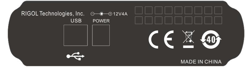 Quick Start Rear Panel USB Device Power In Fan Louvre Figure 1-2 View of Rear Panel 1. Power In Please plug with AC (12V, 4A) using the power cord provided in the accessories.
