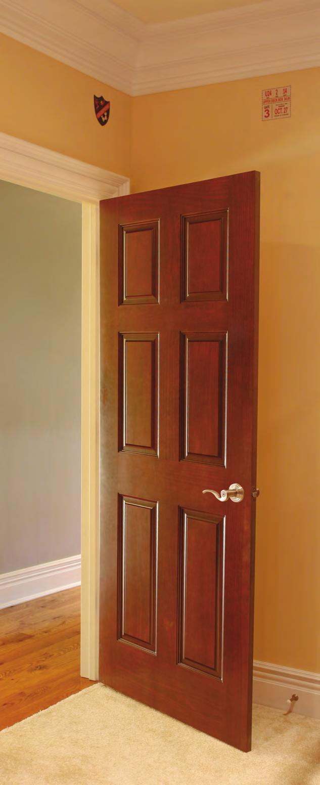 S T O C K DOORS Available in our stock offering, the KW6000, 6-panel Poplar door is ready for immediate shipment.