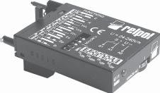 16 PIR15...T with time module T(COM3) interface - time relays Mounting Relays PIR15...T are designed for 35 mm DIN rail mount, EN 50022 or on panel mounting with two M3 screws.