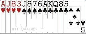 East/West are likely flush with diamonds since you have none and, with 6 spades, Partner might not have many diamonds either.