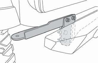 Frame/Support Bracket Assemblies will mount between the frame and the rear bumper. Remove the bolts that attach the bumper to the frame.