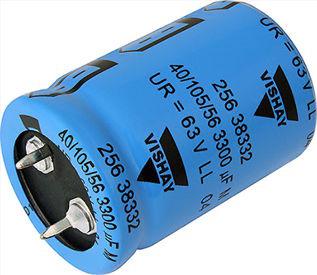 Aluminum Electrolytic Capacitors Power Miniaturized General Purpose - Snap-In FEATURES Useful life: 2000 h at +105 C, > 5000 h at +85 C Voltage range from 16 V to 100 V Polarized aluminum