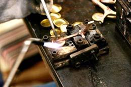 6. Soldering Over 120 different types of parts are created by